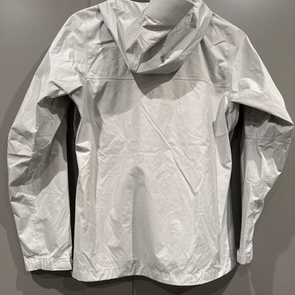 REI Co-Op Rainier Rain Jacket Women's Small Gray Rip Stop Peak 2.5L Full Zip - Picture 6 of 6